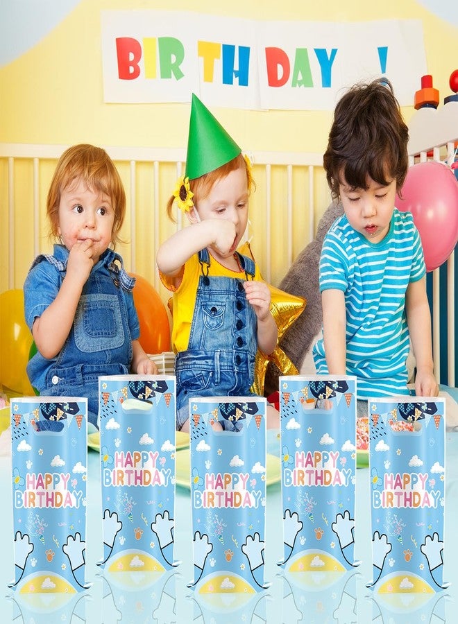 NF ORANGE 30Pcs Blue Dog Birthday Party Favor Bags，Cute Cartoon Dog Theme Birthday Party Supplies (Bule) - Image 5